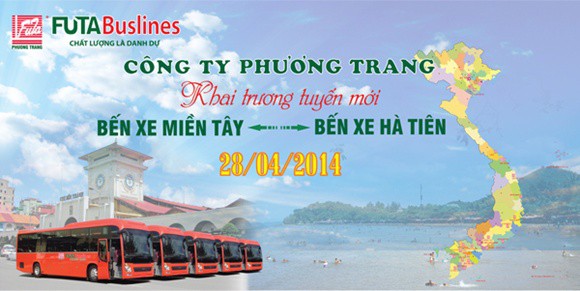 Xe Phương Trang Hà Tiên - Hồ Chí Minh (Sài Gòn)